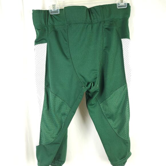 NWT Nike Mens Large Green Belted White Striped Swoosh Football Pants - Picture 2 of 8